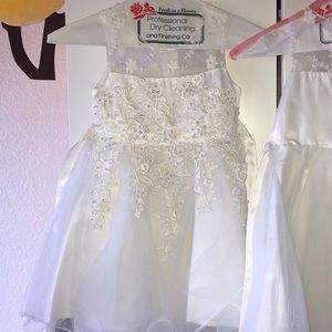 Beautiful beaded flower girls dresses